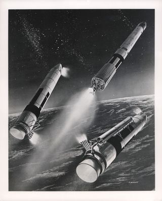 NASA Gemini Space Program Original 1960s U.S. Silver Gelatin Single-Weight Photo Set of 6 Alternate Image