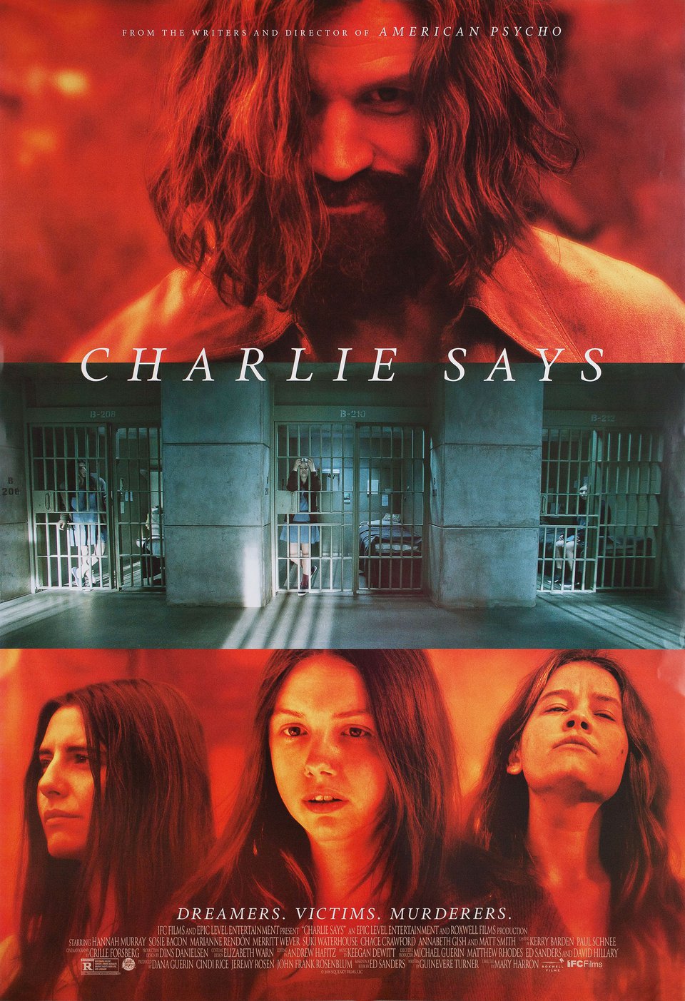 Charlie Says Original 2018 U.S. One Sheet Movie Poster