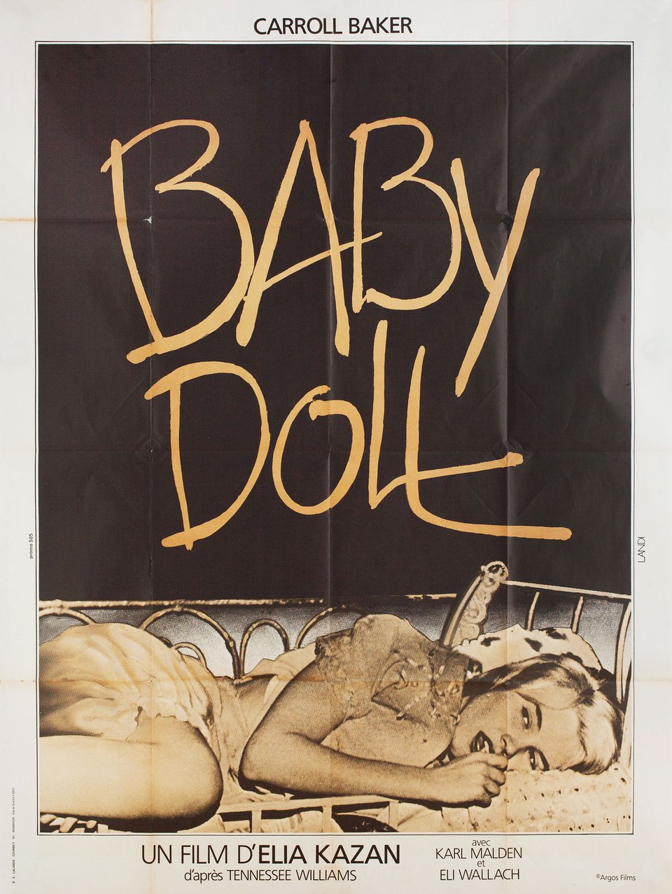 Baby Doll Original R1970s French Grande Movie Poster