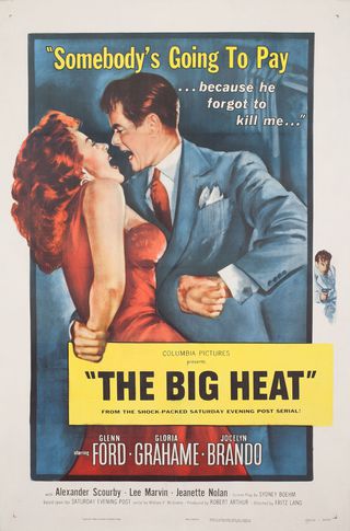 The Big Heat Original 1953 U.S. One Sheet Movie Poster