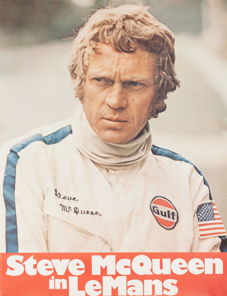 Le Mans Original 1971 German A1 Movie Poster