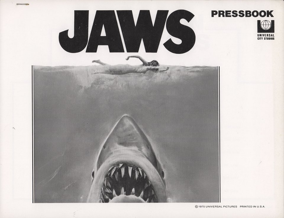 Jaws Original 1975 U.S. Movie Pressbook
