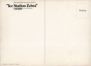 Ice Station Zebra Original 1968 U.S. Postcard Alternate Image