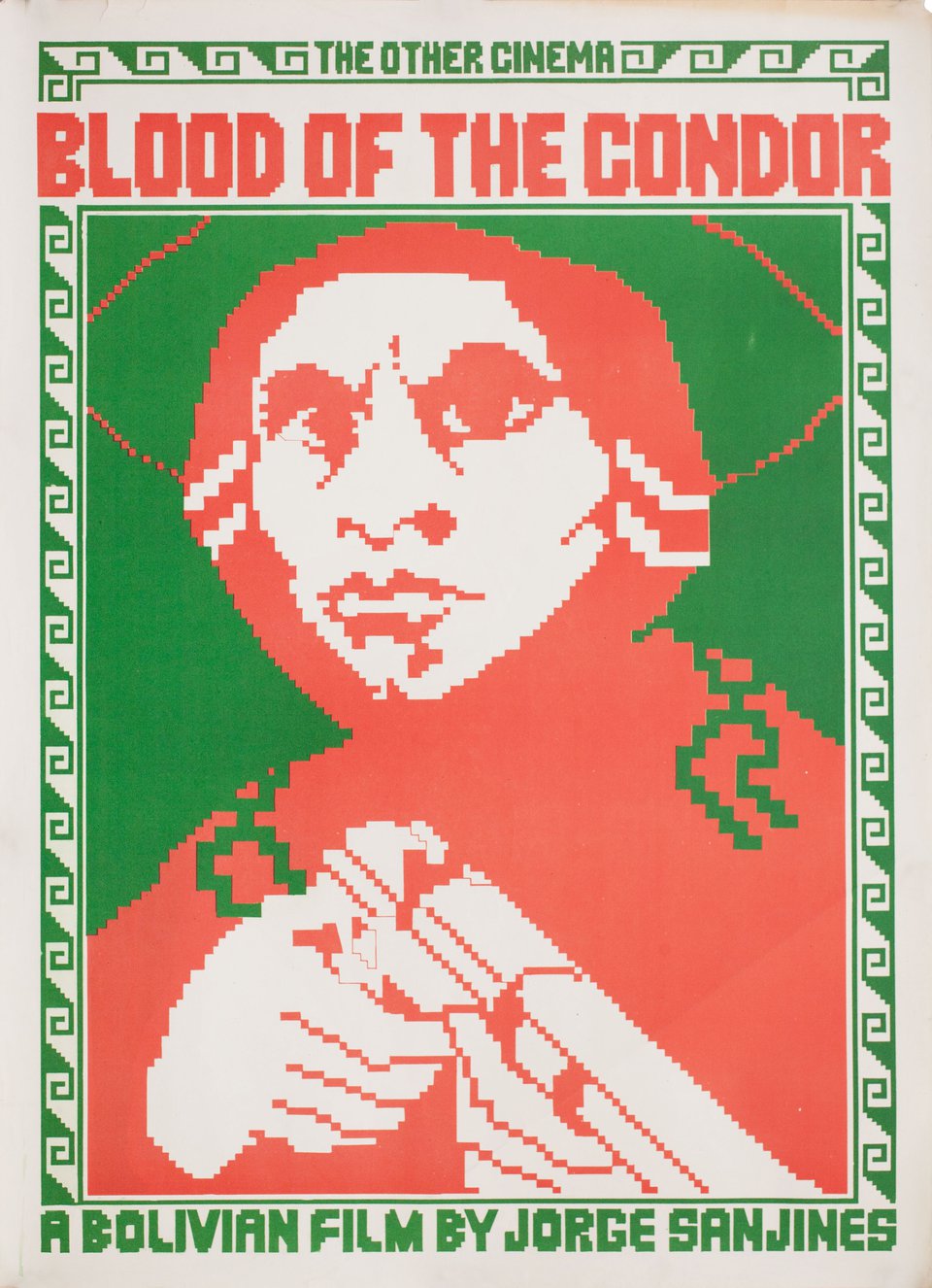 Yawar mallku Original 1970s British Double Crown Movie Poster