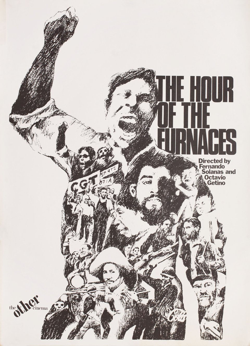 The Hour of the Furnaces Original 1970s British Double Crown Movie Poster