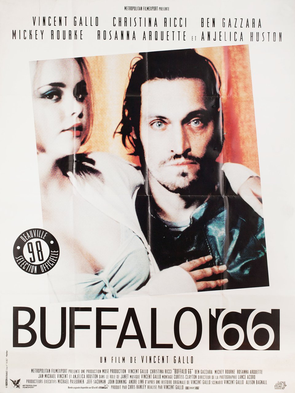 Officer Calibre nedadgående Buffalo '66 1998 French Grande Poster - Posteritati Movie Poster Gallery