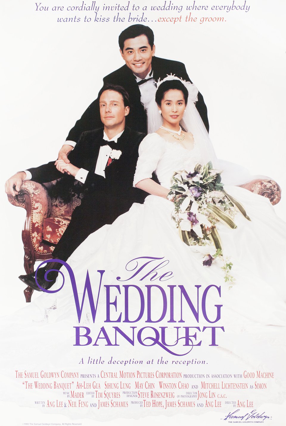 The Wedding Banquet Original 1993 U.S. One Sheet Movie Poster