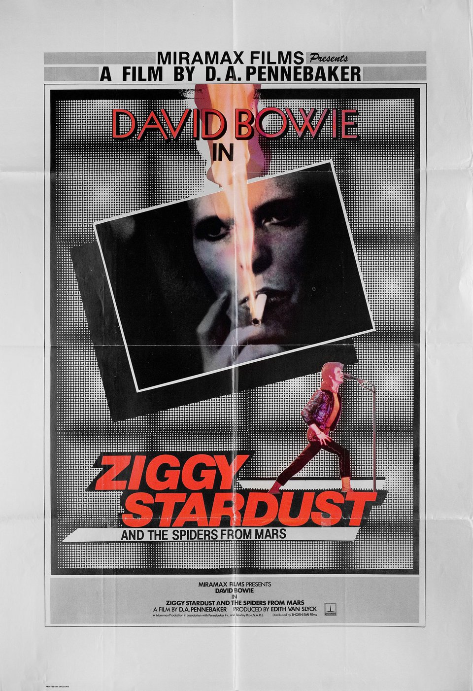 Ziggy Stardust and the Spiders from Mars 1983 British One Sheet Poster