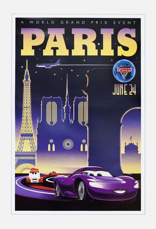 Cars 2 Original 2011 U.S. Movie Poster Set of 4 Alternate Image