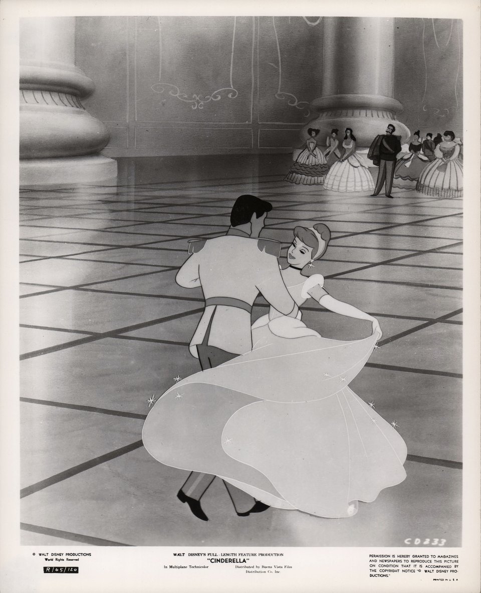 Cinderella Original R1965 U.S. Silver Gelatin Single-Weight Photo