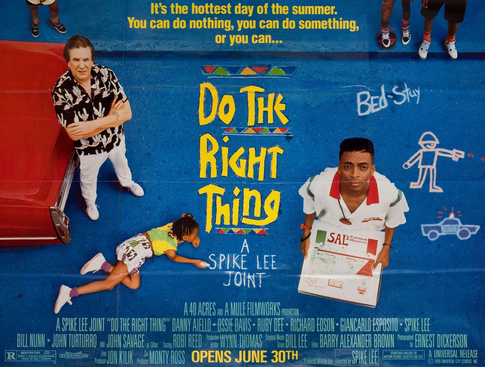 Do the Right Thing Original 1989 U.S. Subway Movie Poster