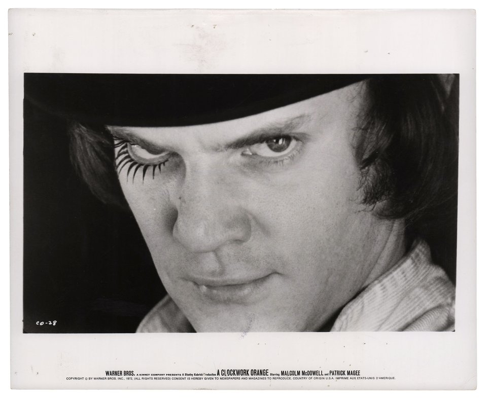 A Clockwork Orange Original 1972 U.S. Portrait Photo