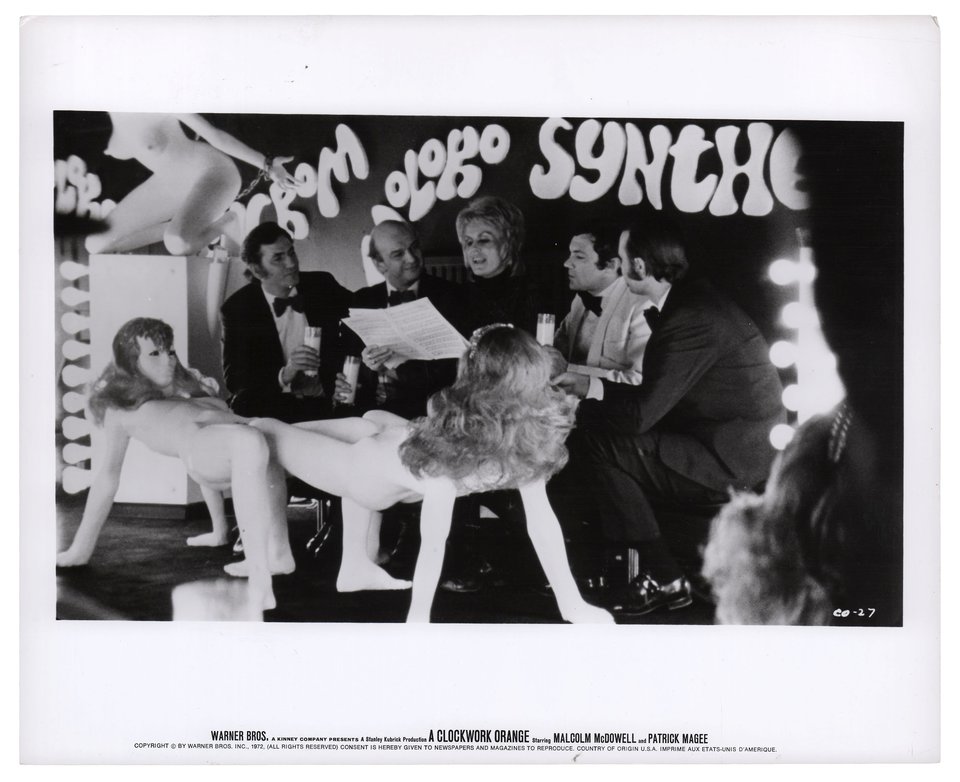 A Clockwork Orange Original 1972 U.S. Silver Gelatin Single-Weight Photo