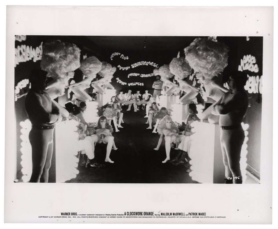 A Clockwork Orange Original 1972 U.S. Silver Gelatin Single-Weight Photo