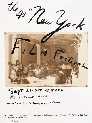 40th New York Film Festival Original 2002 U.S. Poster