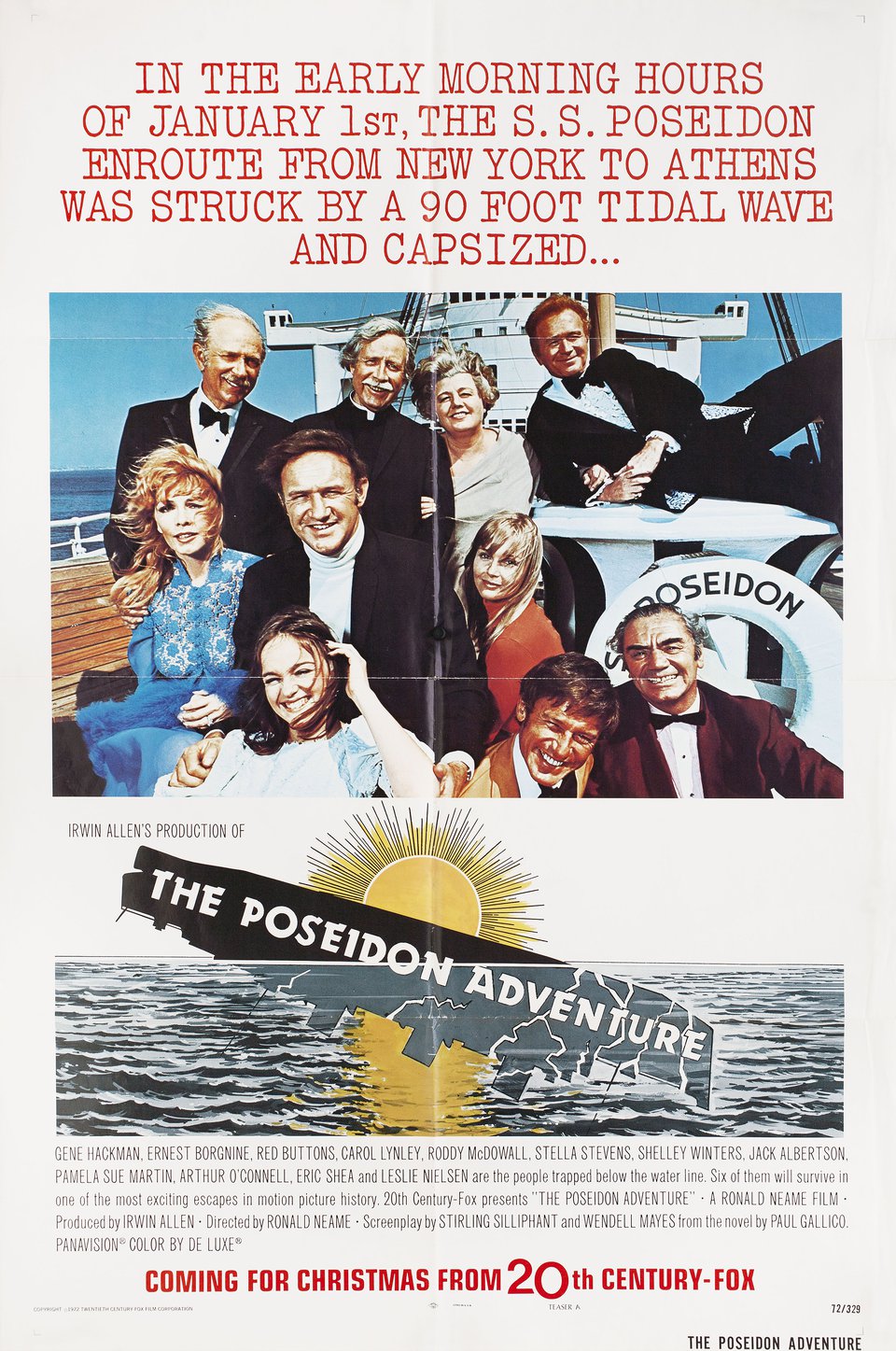 The Poseidon Adventure Original 1972 U.S. One Sheet Movie Poster