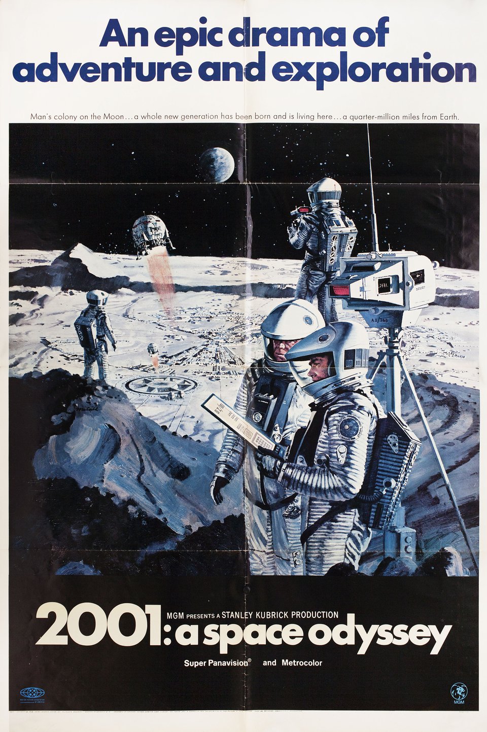 2001: A Space Odyssey 1968 U.S. One Sheet Poster