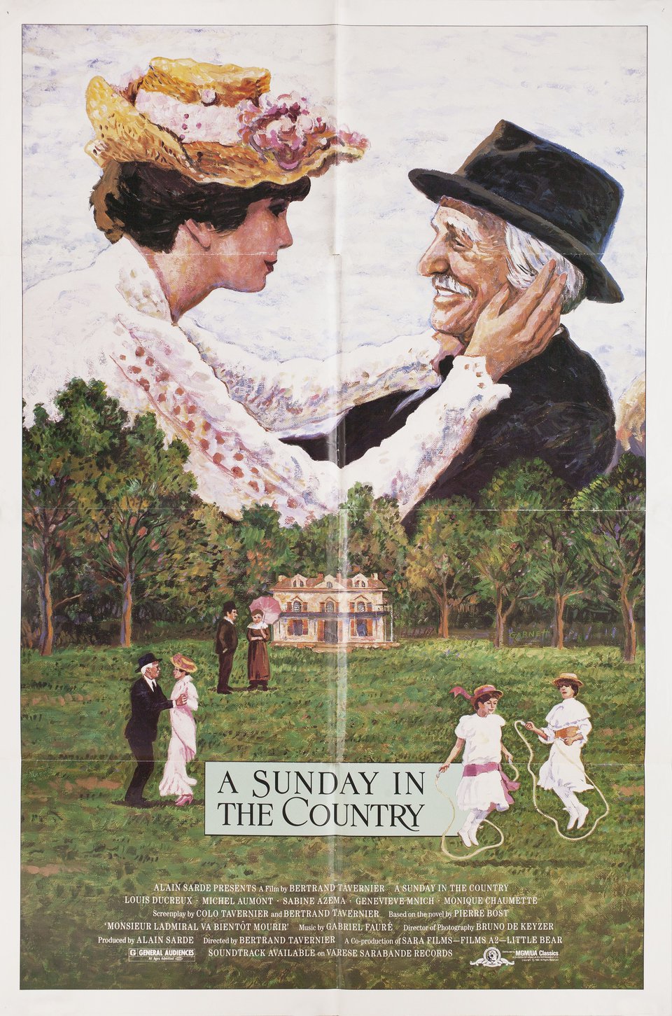 A Sunday in the Country Original 1984 U.S. One Sheet Movie Poster