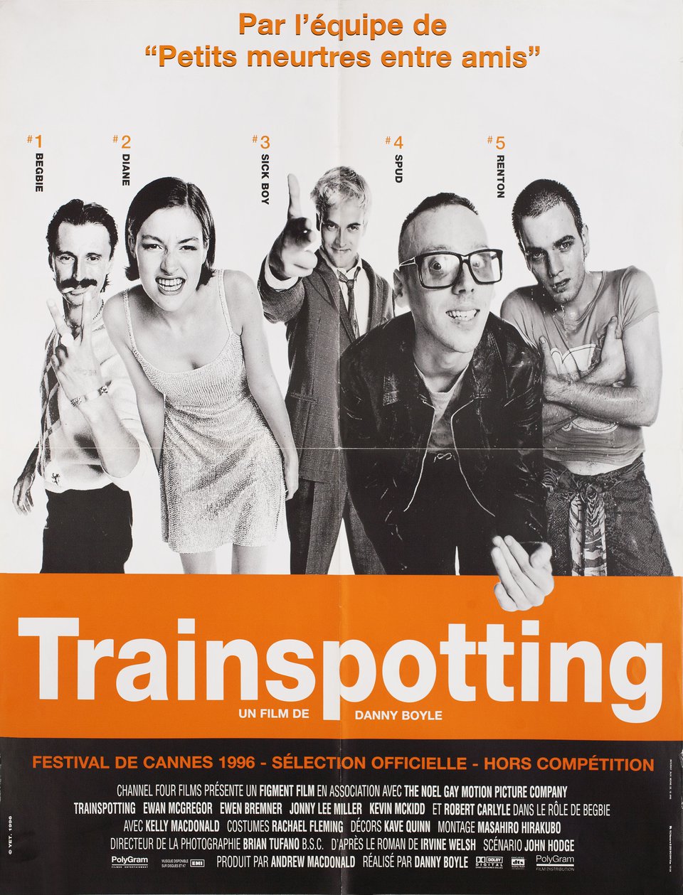 Trainspotting Original 1996 French Moyenne Movie Poster