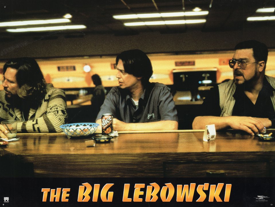 The Big Lebowski Original 1998 French Scene Card