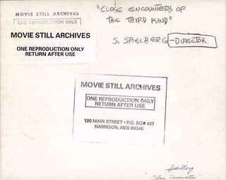 Close Encounters of the Third Kind Original 1977 U.S. Production Photo Alternate Image