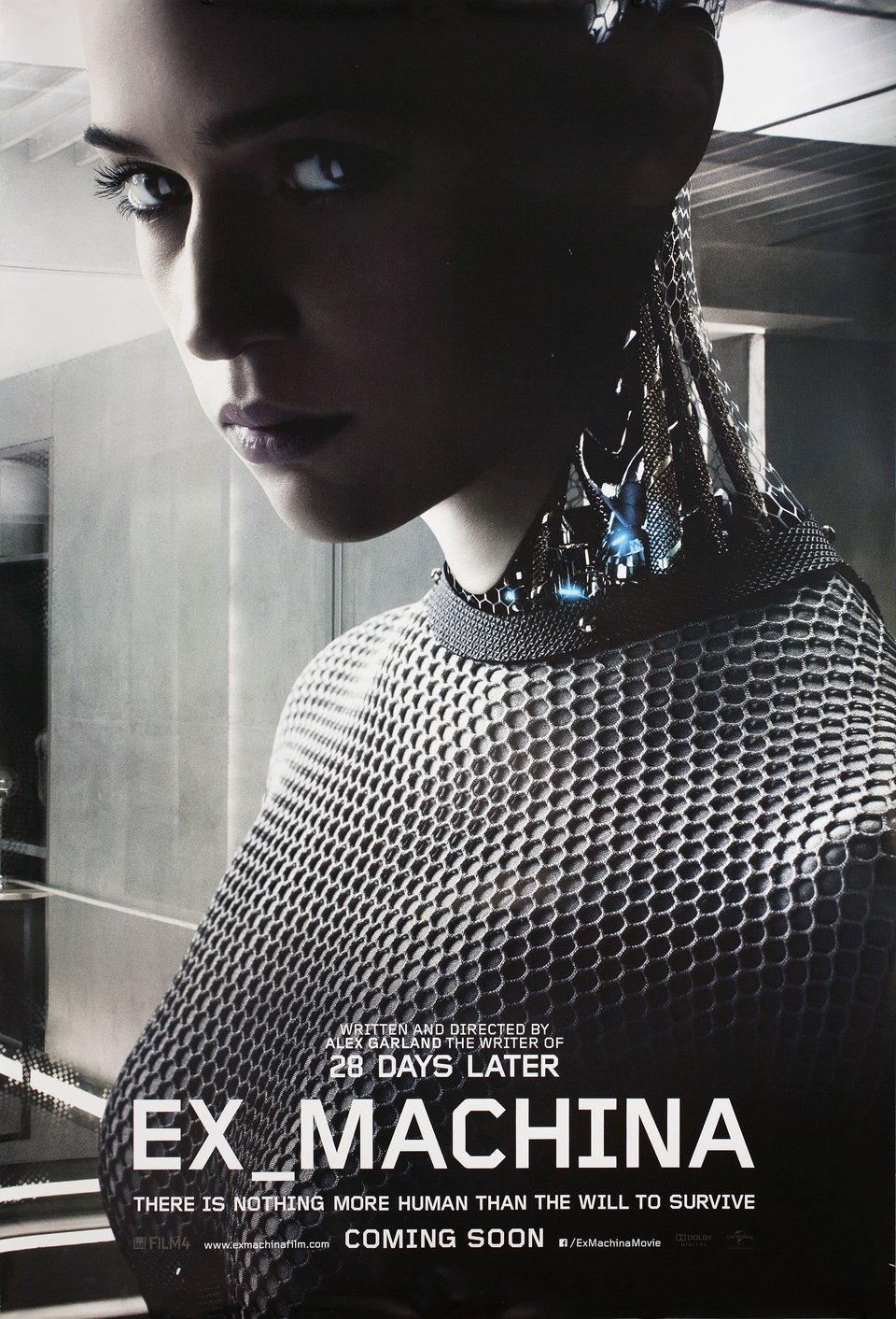 Ex Machina Original 2014 British One Sheet Movie Poster