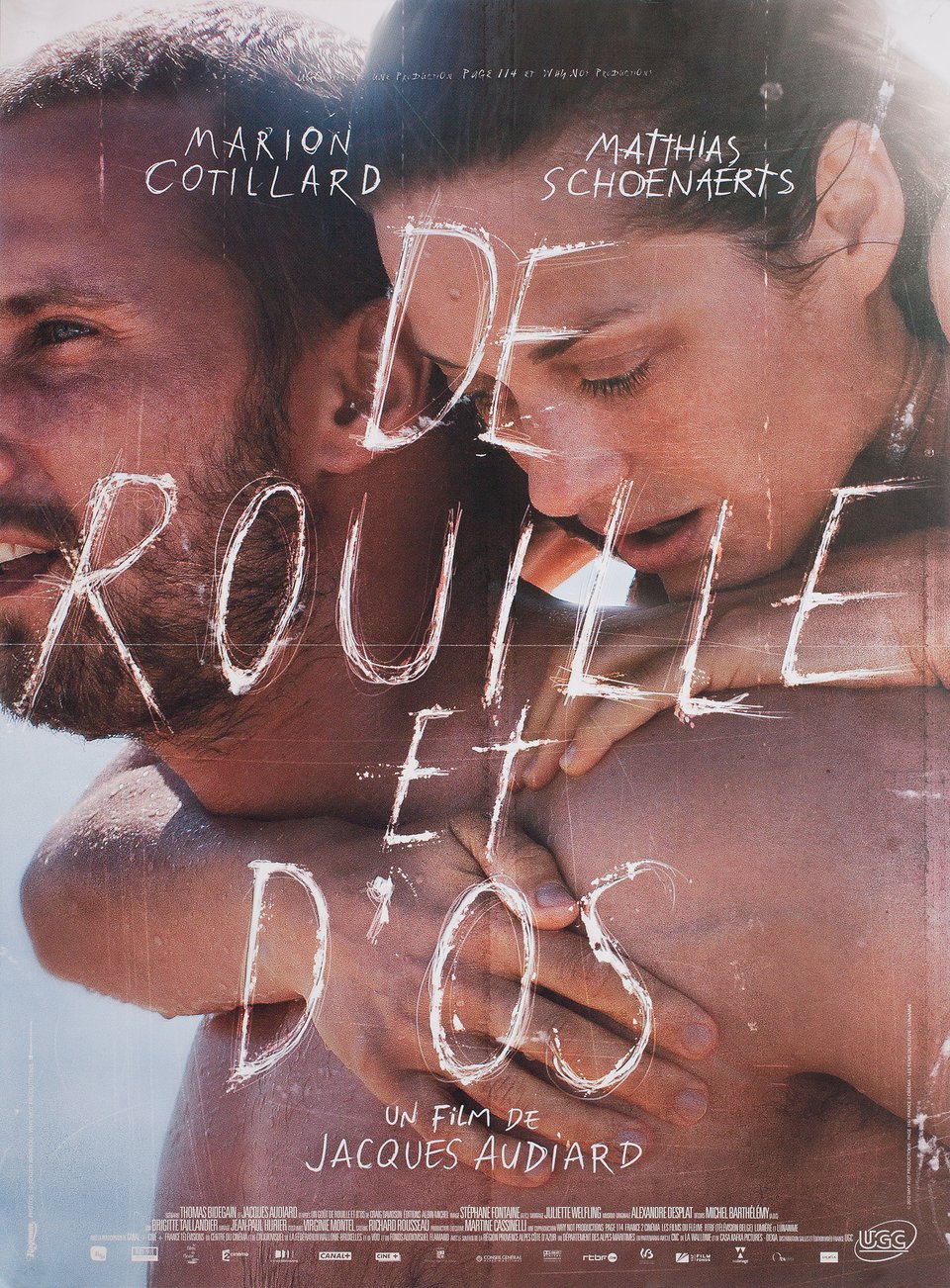 Rust and Bone Original 2012 French Petite Movie Poster