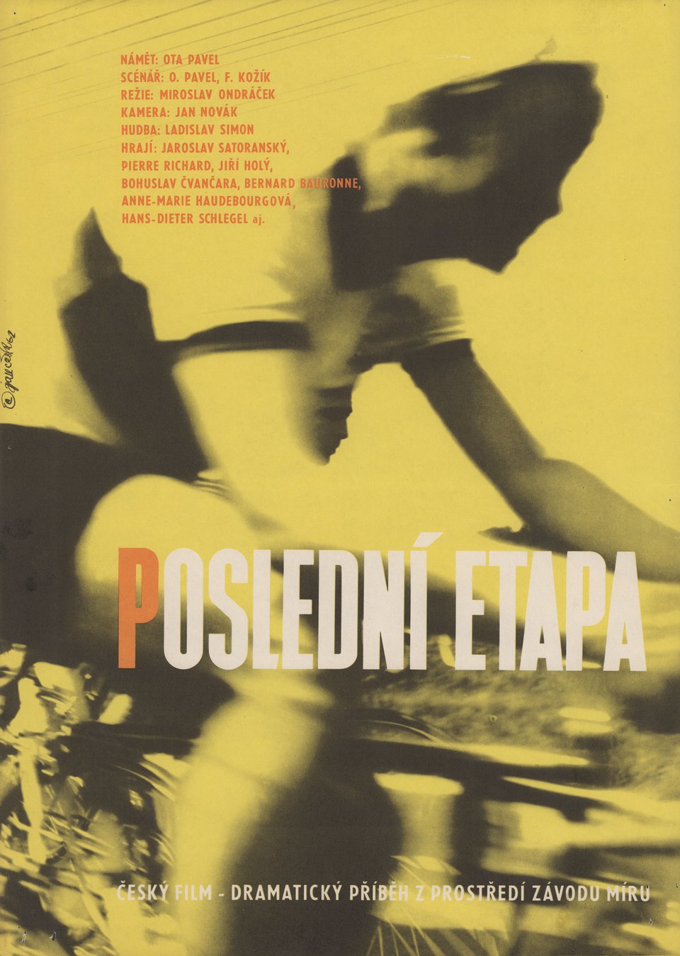 Wall of Death 1962 Czech A3 Poster