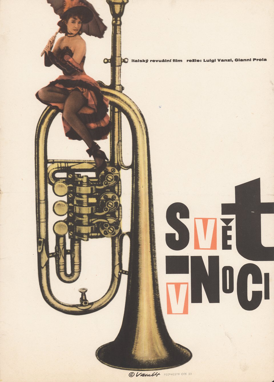 World by Night Original 1964 Czech A3 Movie Poster