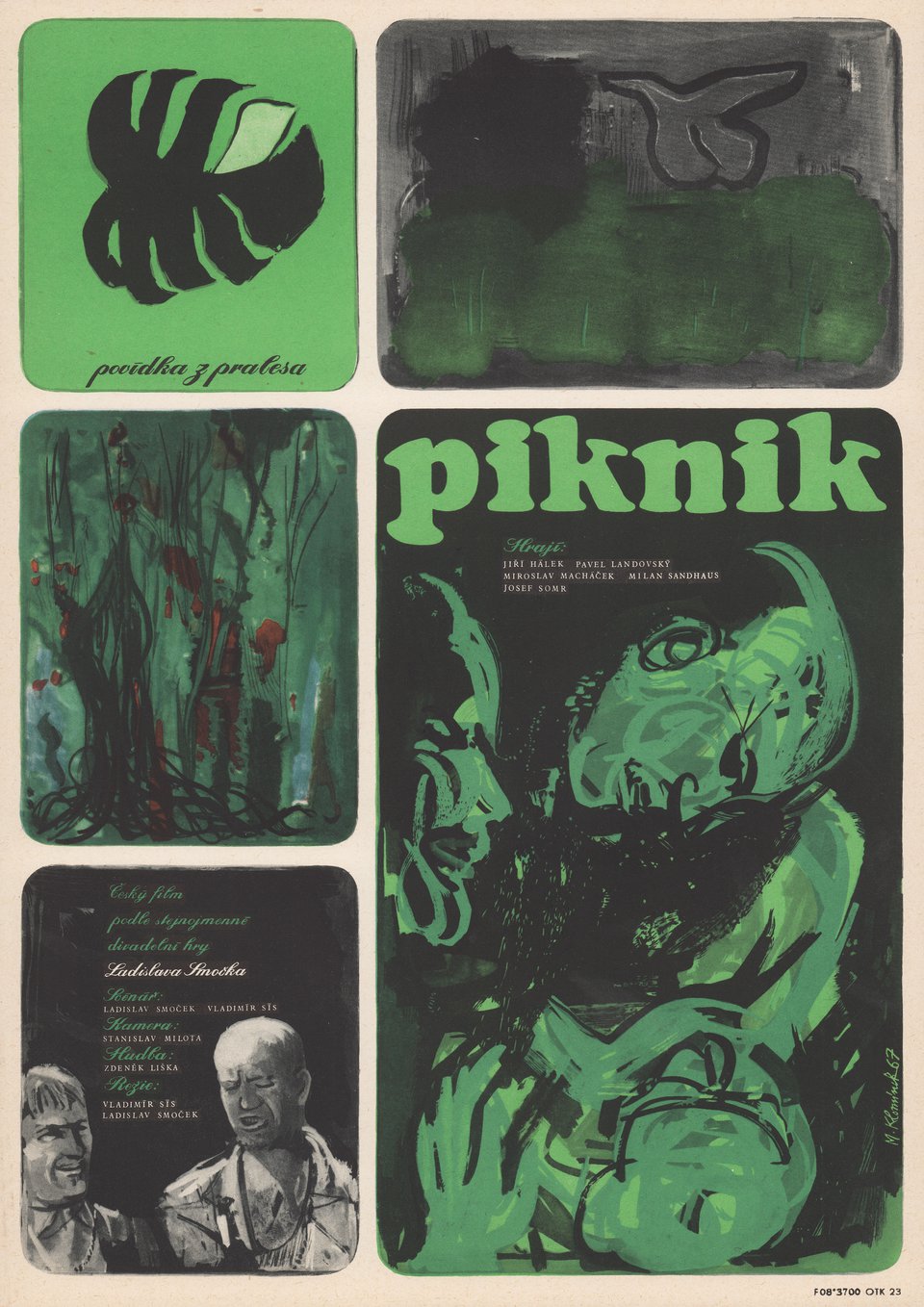 Picnic Original 1967 Czech A3 Movie Poster