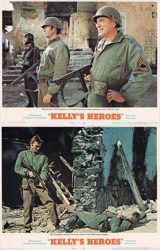 Kelly's Heroes Original 1970 U.S. Scene Card Set of 2 Alternate Image
