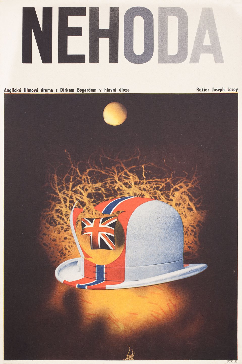 Accident 1967 Czech A3 Poster