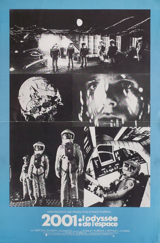 2001: A Space Odyssey Original 1968 French Movie Pressbook Alternate Image