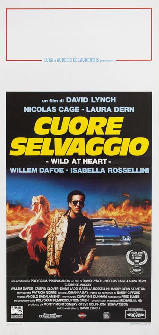 Wild at Heart Original 1990 Italian Locandina Movie Poster