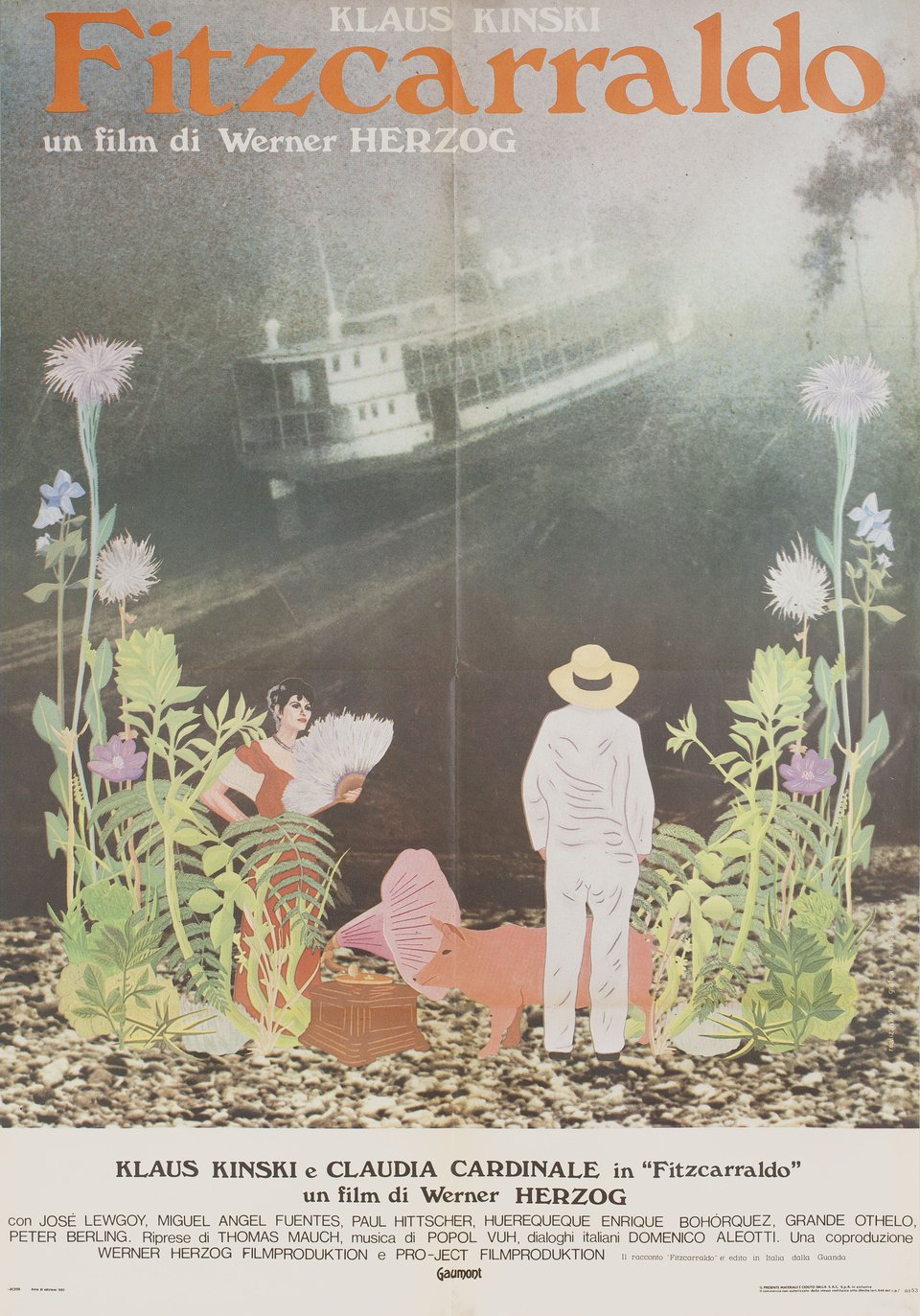 Fitzcarraldo 1982 Italian Due Fogli Poster