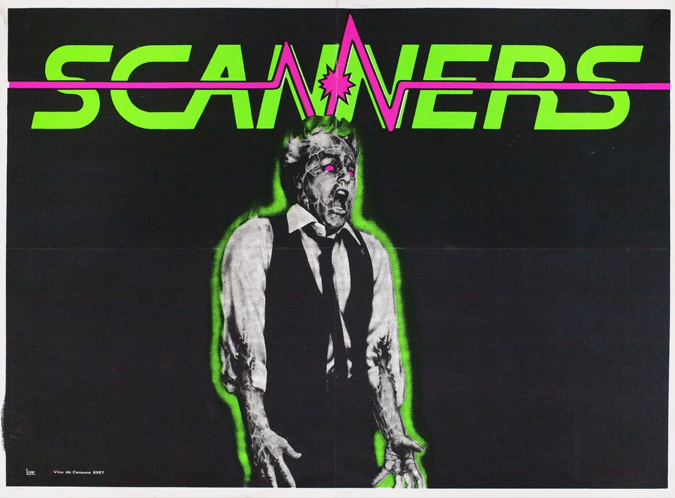 Scanners Original 1981 French Petite Movie Poster
