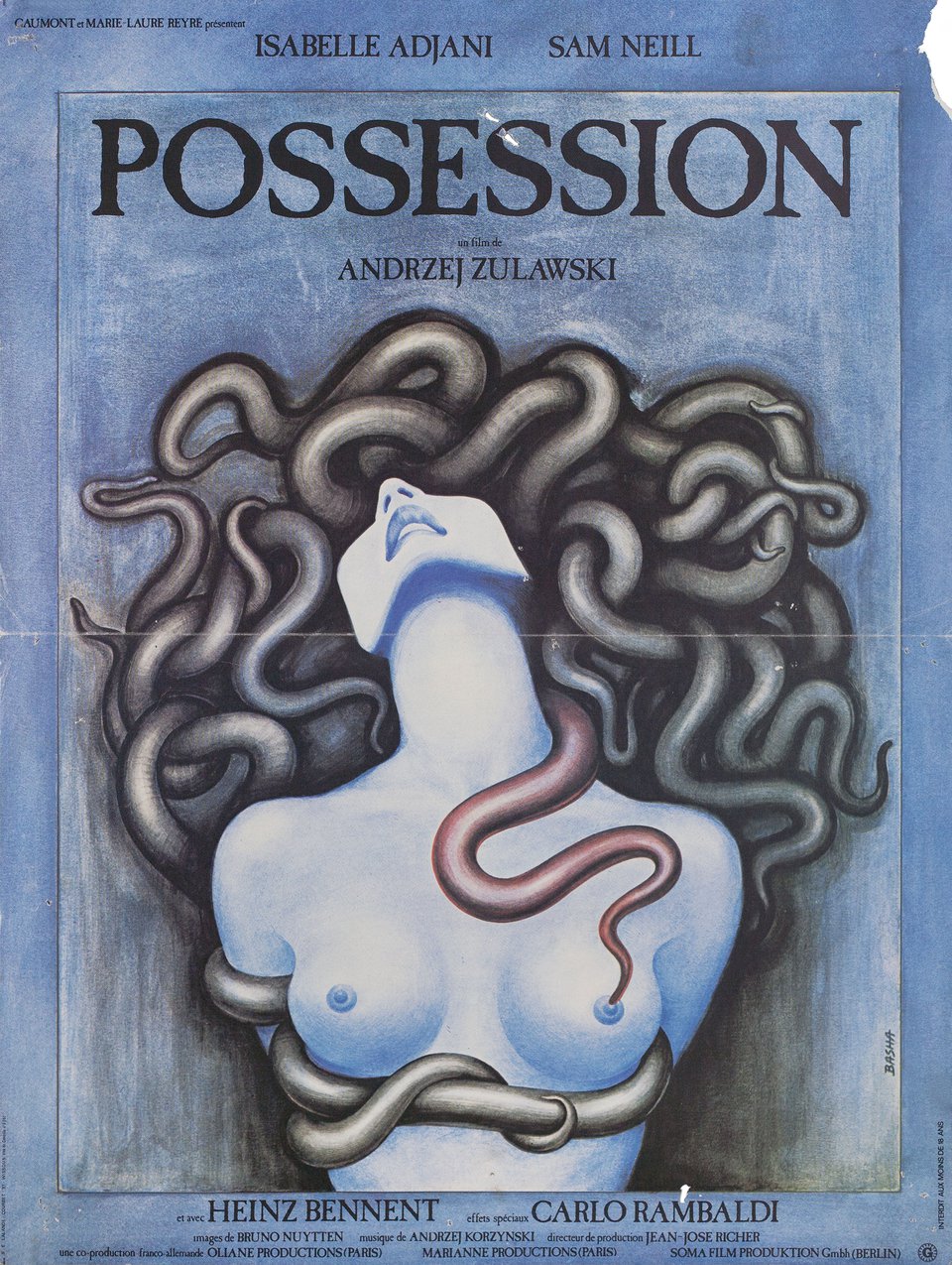 Possession Original 1981 French Petite Movie Poster