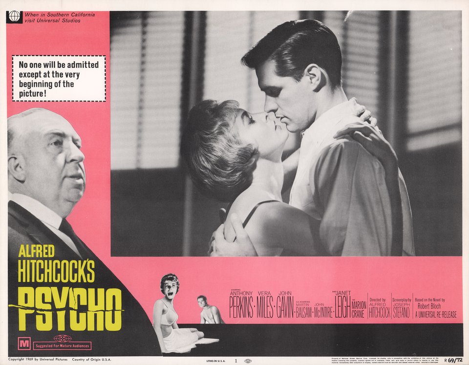 Psycho Original R1969 U.S. Scene Card