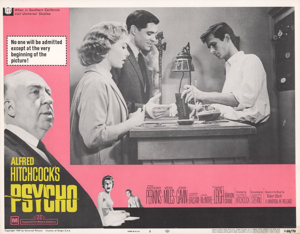 Psycho Original R1969 U.S. Scene Card