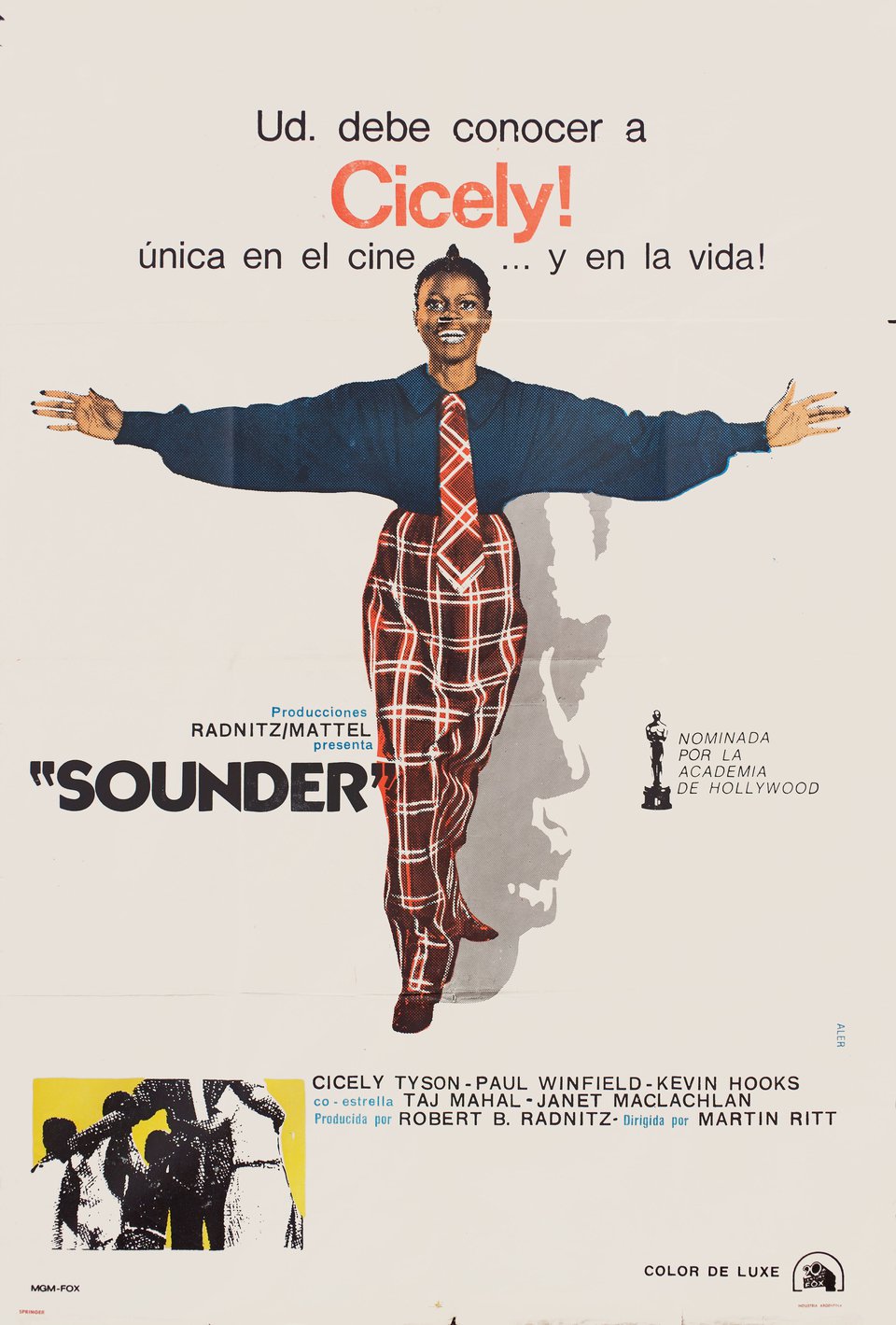 Sounder Original 1972 Argentine Movie Poster