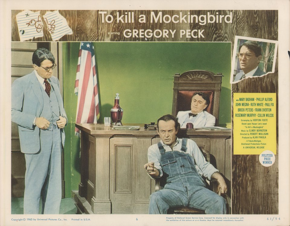 To Kill a Mockingbird Original 1963 U.S. Scene Card