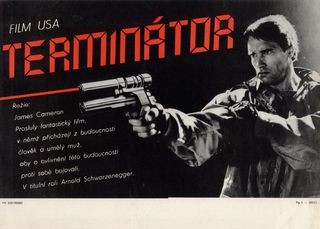 terminator 1 movie poster