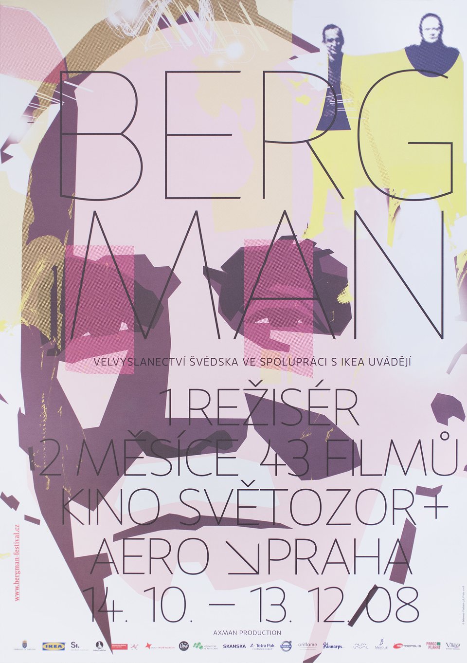 Bergman Festival Original 2008 Czech A1 Poster