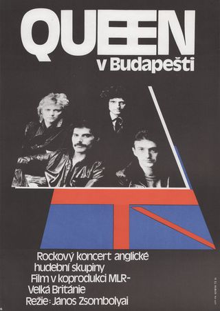 Image - Queen: Hungarian Rhapsody - Live in Budapest '86 movie poster