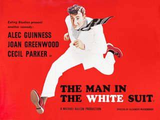 The Man in the White Suit Original R1980s British Quad Movie Poster