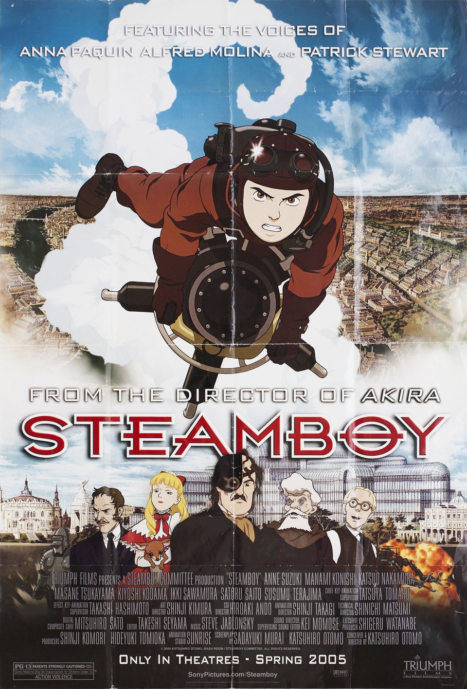 Steamboy Original 2004 U.S. One Sheet Movie Poster