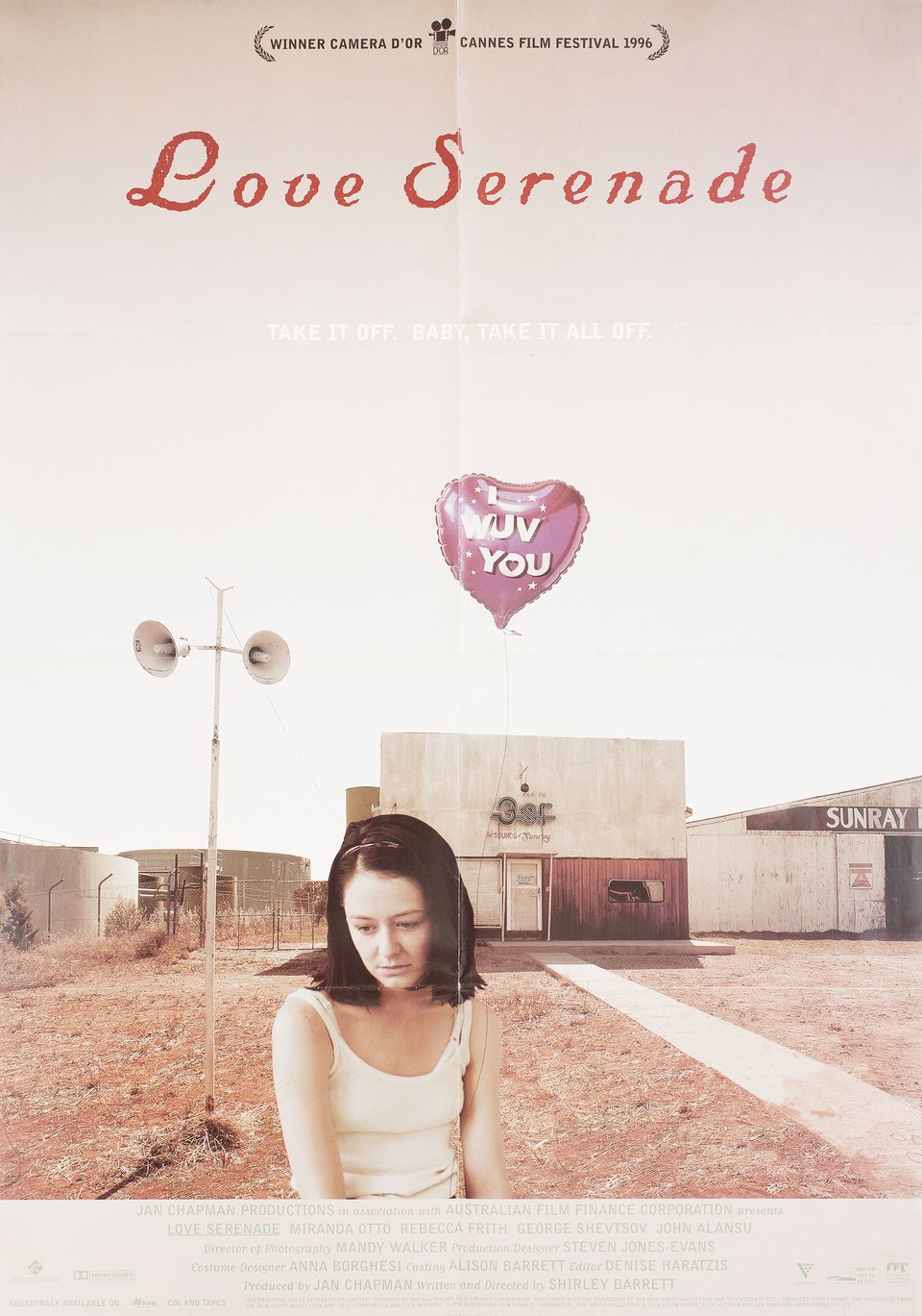 Love Serenade Original 1996 Australian One Sheet Movie Poster