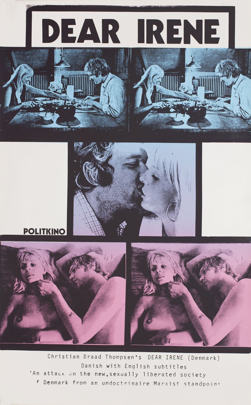 Dear Irene Original 1971 British Double Crown Movie Poster