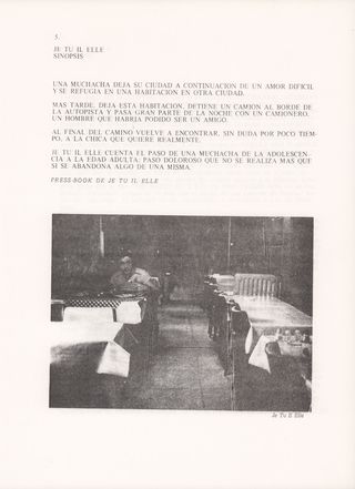 Jeanne Dielman, 23, Quai du Commerce 1080 Bruxelles Original 1977 Spanish Movie Pressbook Alternate Image