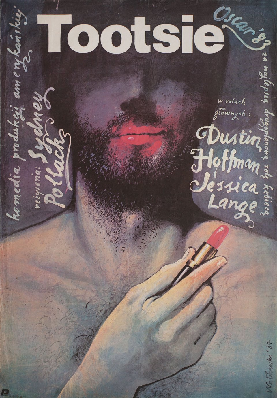 Tootsie Original 1984 Polish B1 Movie Poster